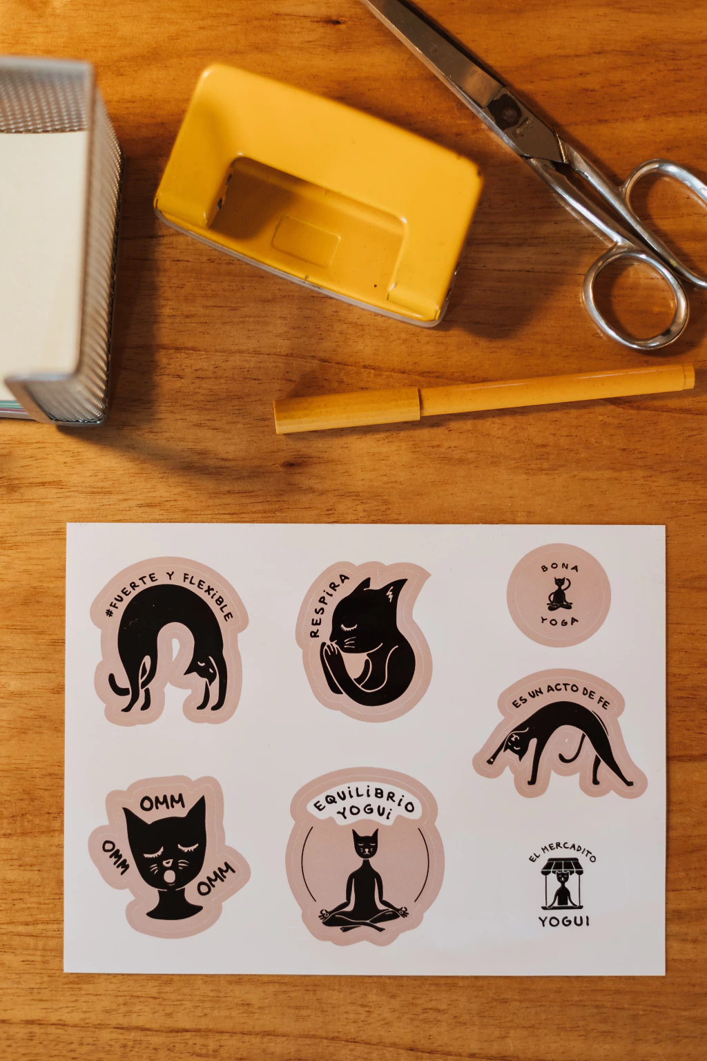 Plancha de stickers Bona